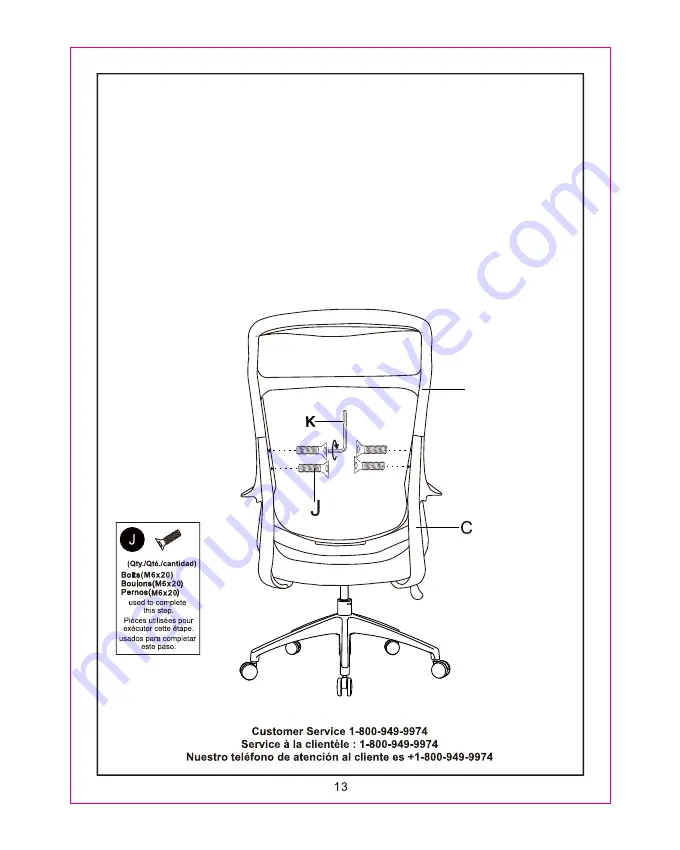 realspace Lenzer 6217486 Assembly Instructions And Warranty Information Download Page 13