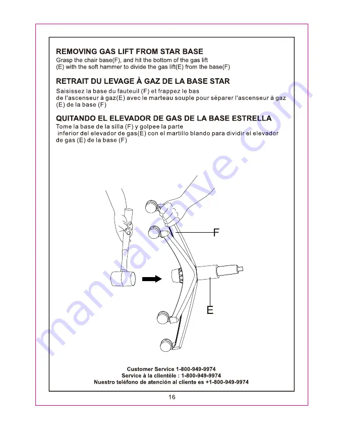 realspace Lenzer 6217486 Assembly Instructions And Warranty Information Download Page 16