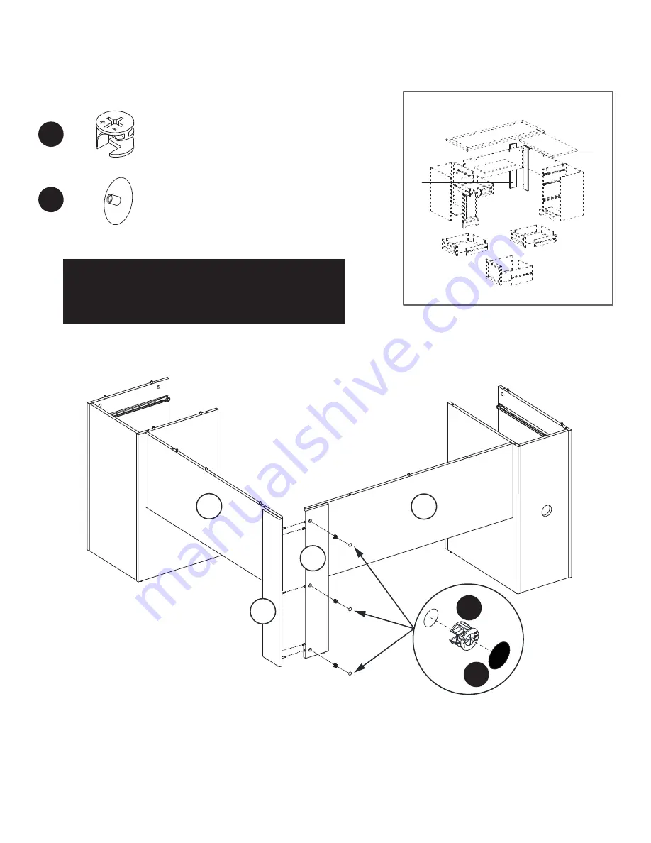 realspace Magellan L-Shaped Desk Assembly Instructions And Warranty Information Download Page 21