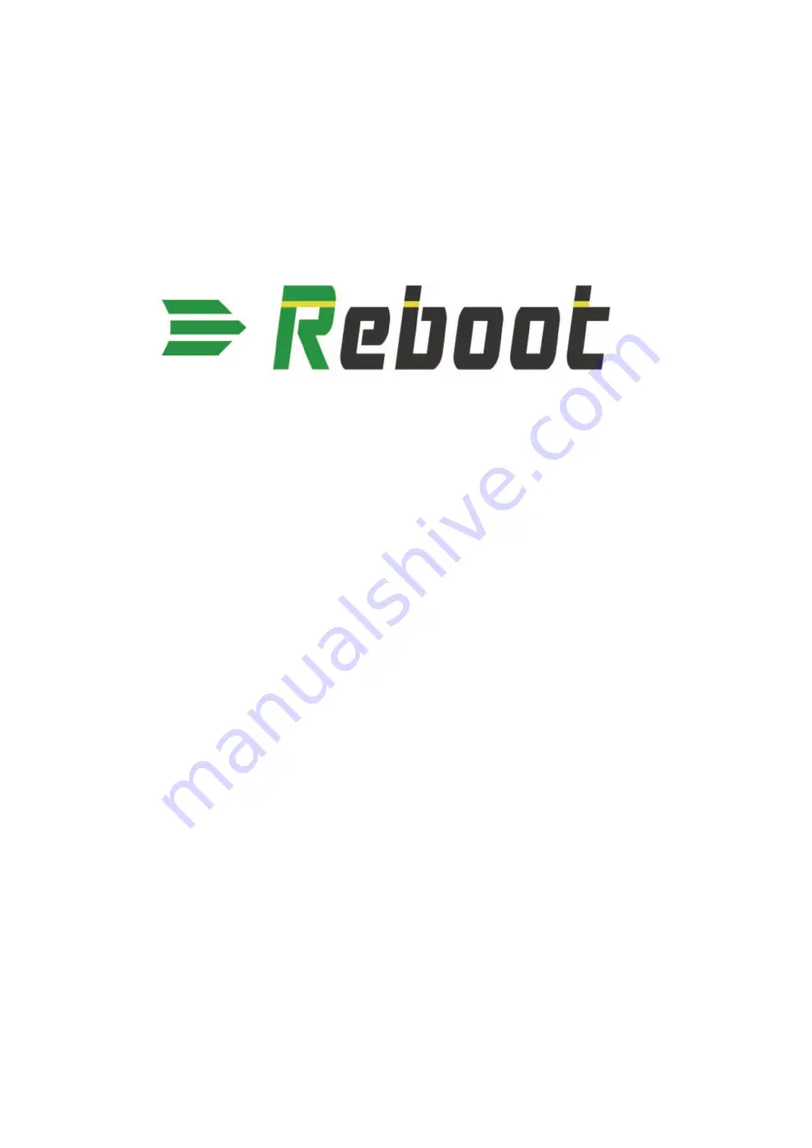 Reboot RBM-2100D Operation Manual Download Page 1