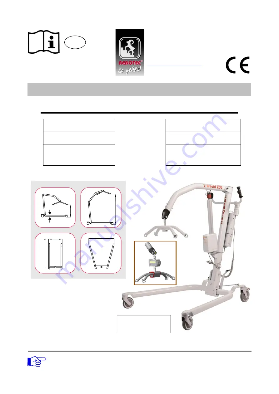 Rebotec Arnold 250 Скачать руководство пользователя страница 1