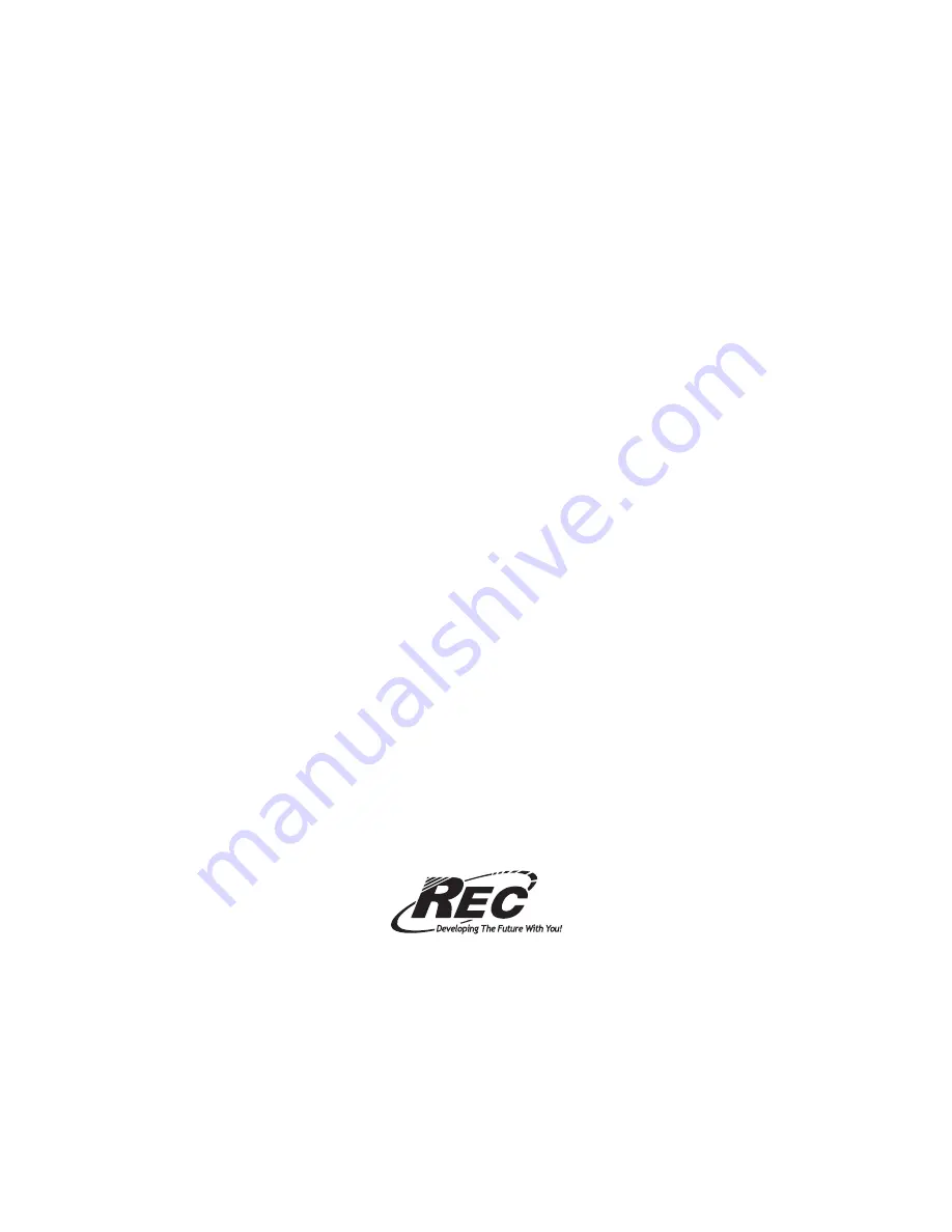 REC VW100 User Manual Download Page 15