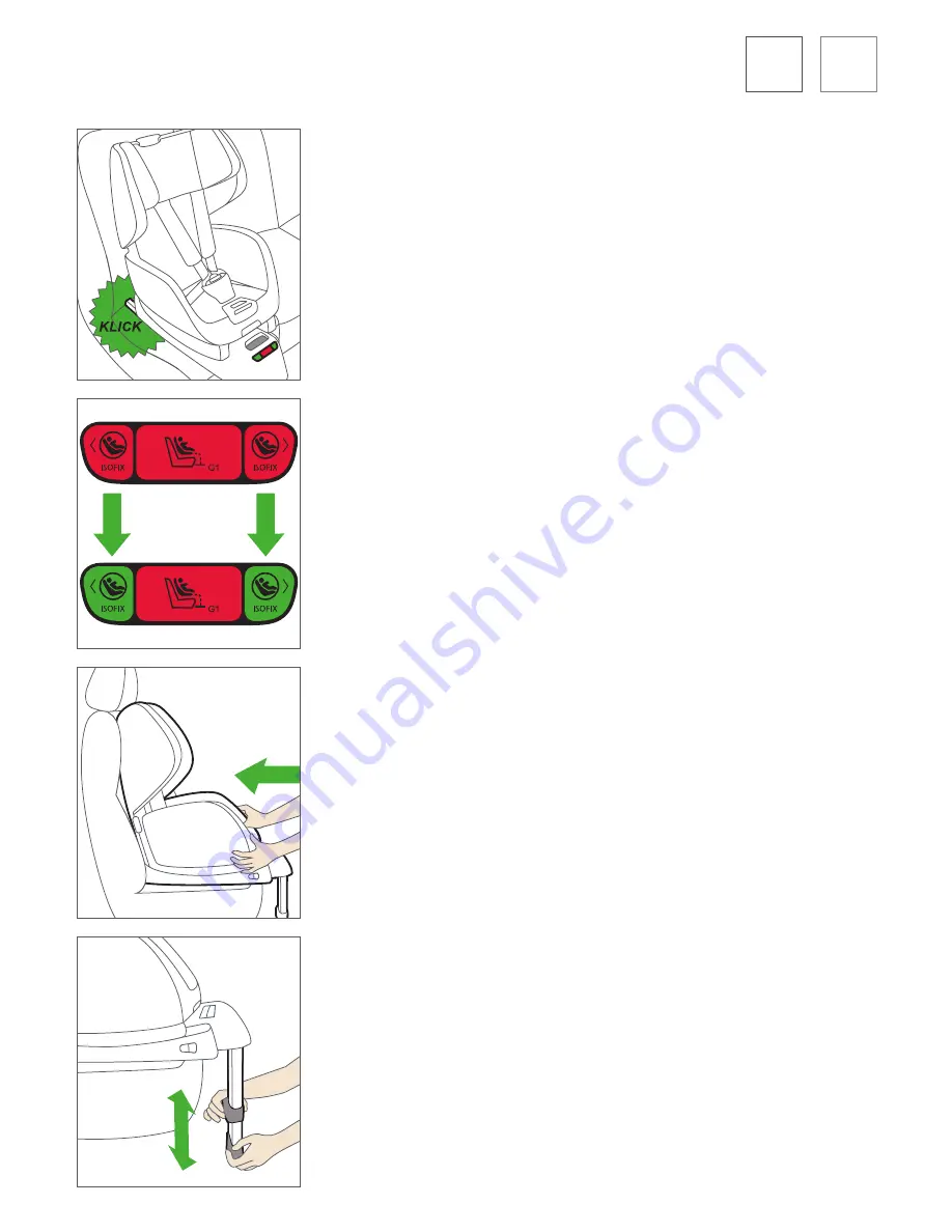 RECARO OPTIAFIX Instructions For Installation And Use Manual Download Page 8