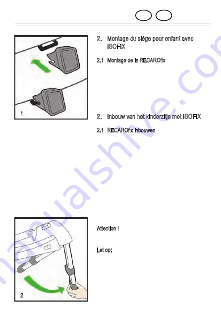 RECARO RECAROfix Instructions For Installation And Use Manual Download Page 19