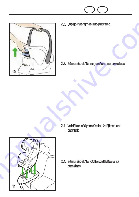 RECARO RECAROfix Instructions For Installation And Use Manual Download Page 71