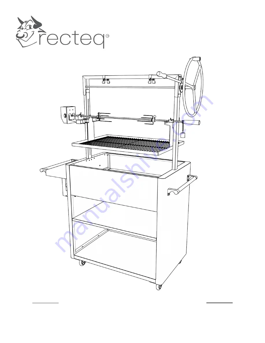 recteq WyldSide RT-A850 Assembly Manual Download Page 1