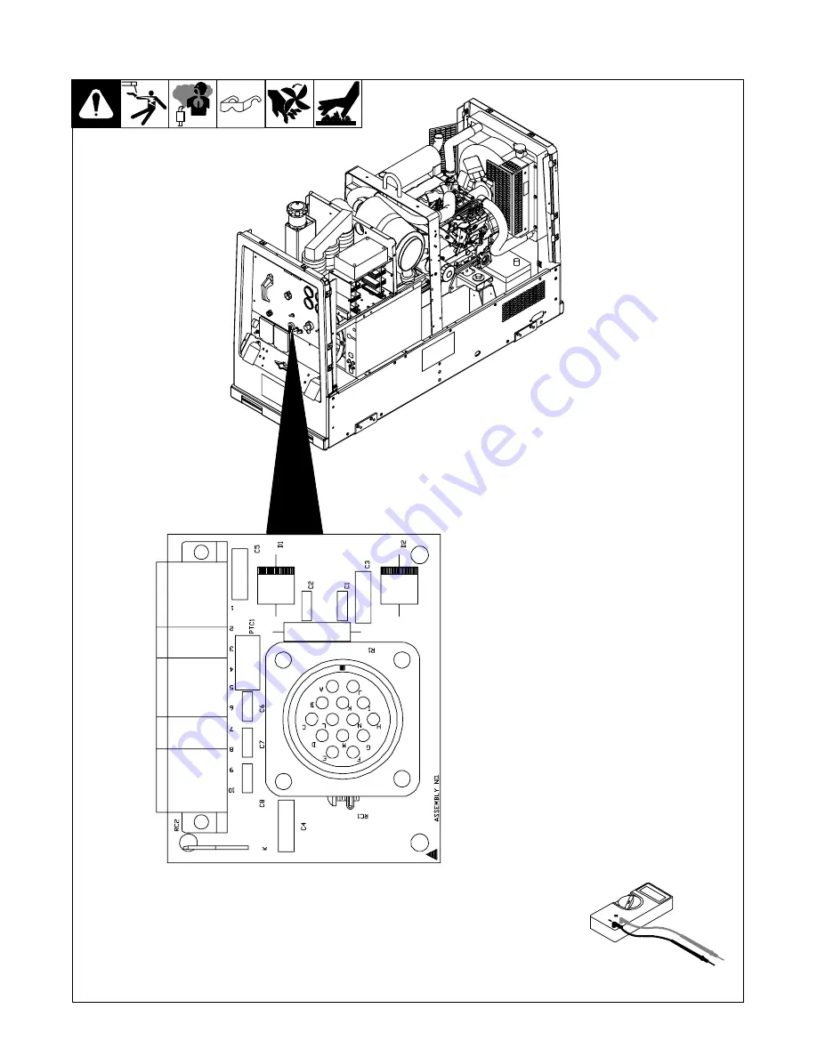 Red-D-Arc D502K 5+4 Technical Manual Download Page 48