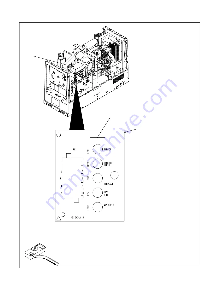 Red-D-Arc D502K 5+4 Technical Manual Download Page 50