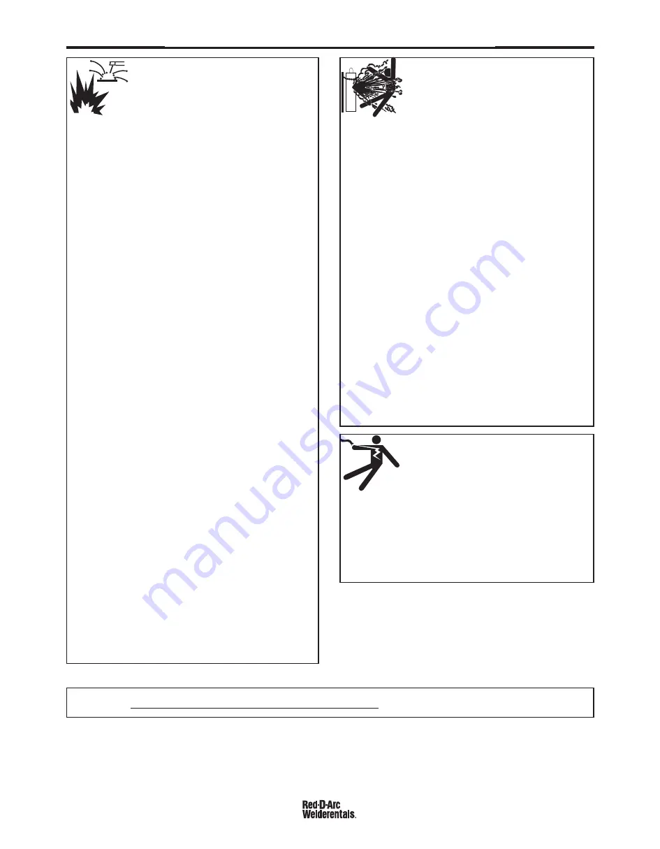 Red-D-Arc EX350ie Operator'S Manual Download Page 4