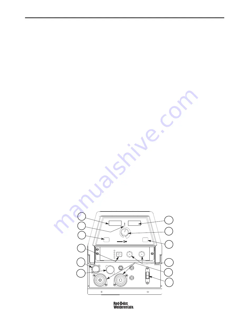 Red-D-Arc EX350ie Operator'S Manual Download Page 15
