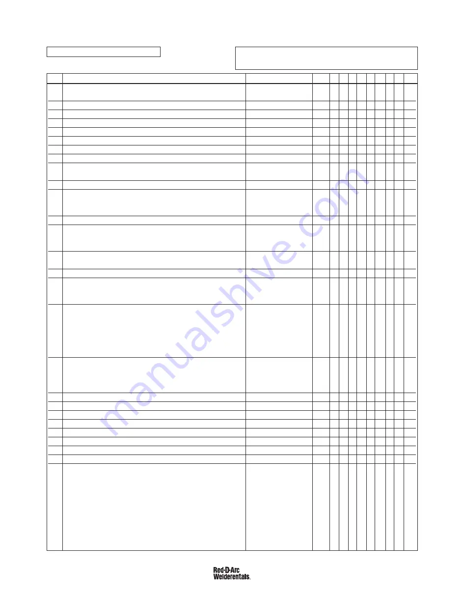 Red-D-Arc EX350ie Operator'S Manual Download Page 45