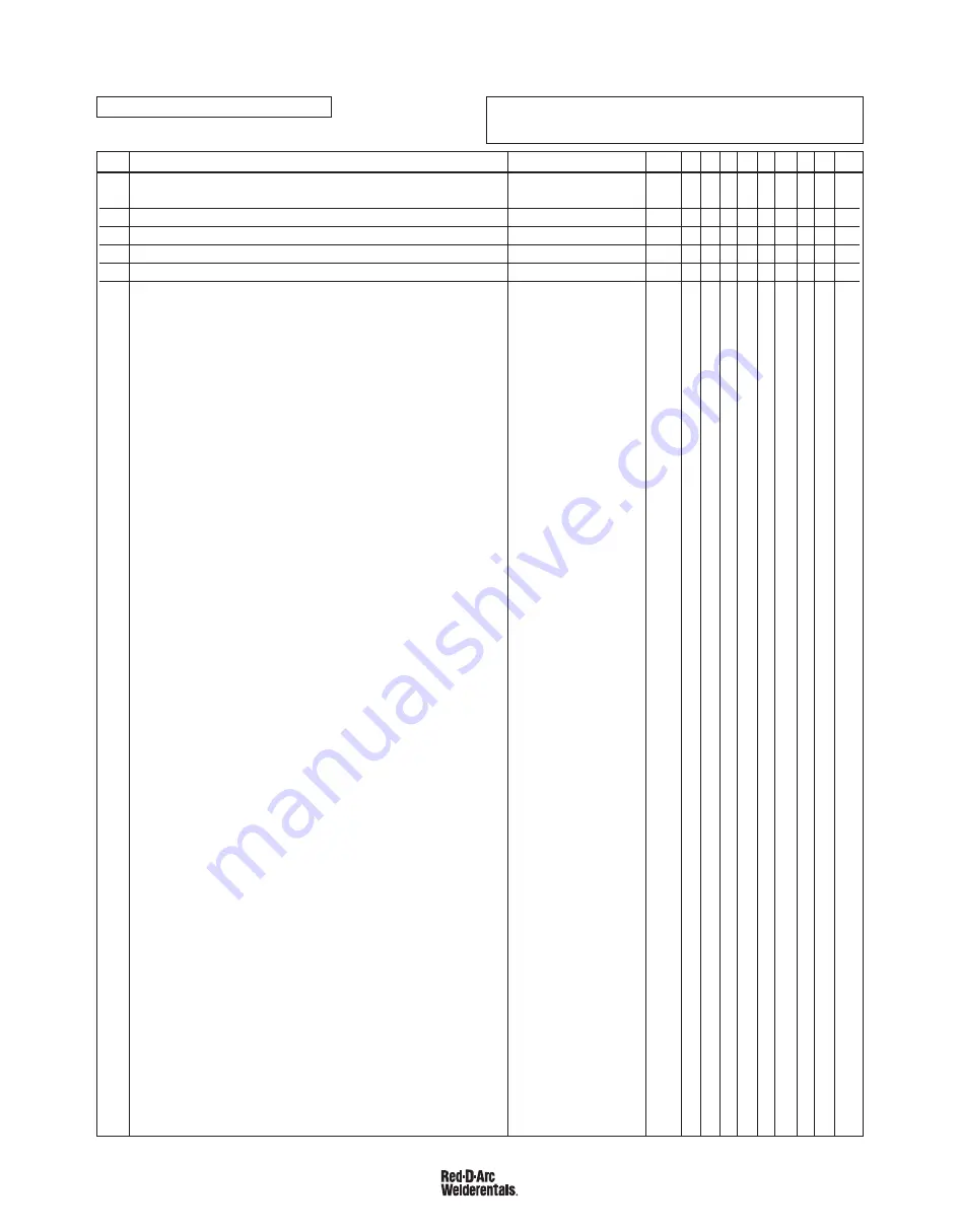 Red-D-Arc EX350ie Operator'S Manual Download Page 51