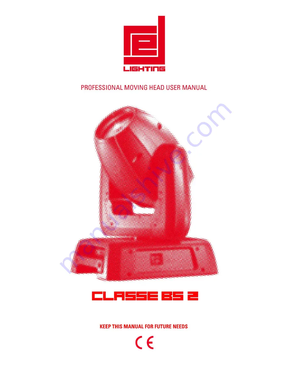 red lighting Classe BS 2 Скачать руководство пользователя страница 1