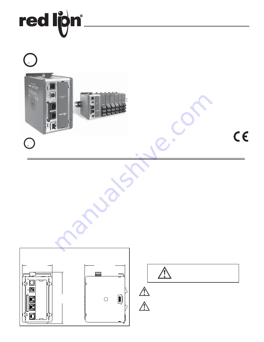 red lion CSMSTRLE User Manual Download Page 1