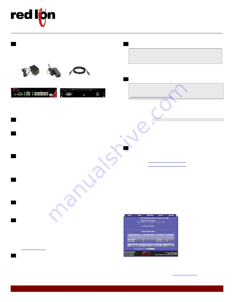 red lion EnterprisePro AIRCARD R-3100 Quick Start Manual Download Page 1