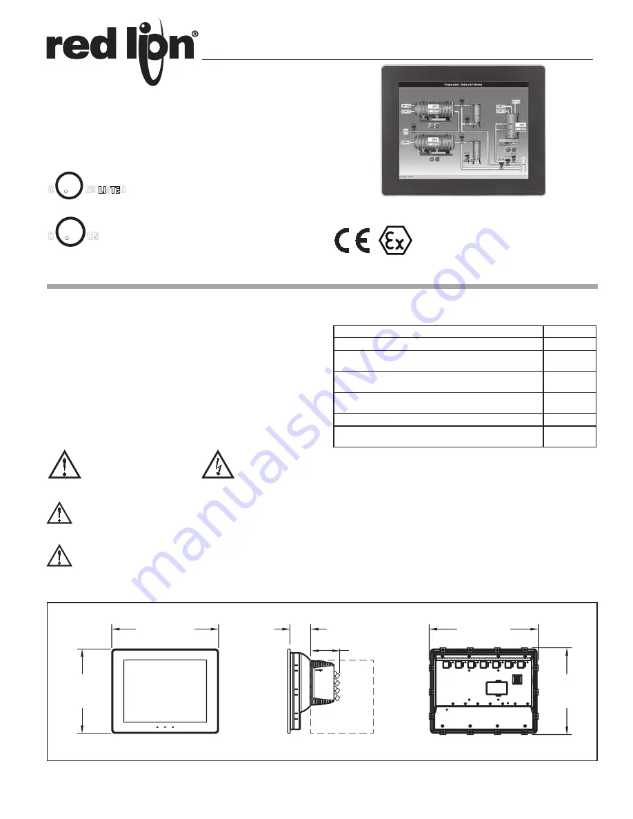 red lion G10C0000 Installation Manual Download Page 1