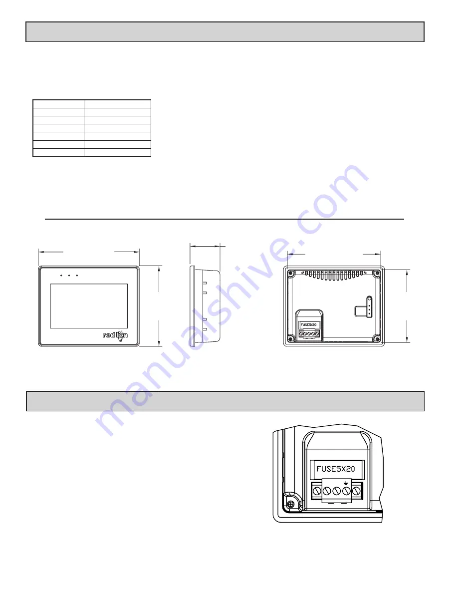 red lion G304K2 Manual Download Page 2