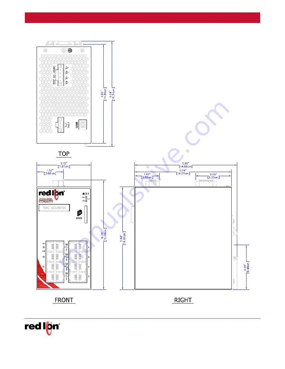 red lion NT24k-10FX2 Hardware Manual Download Page 21