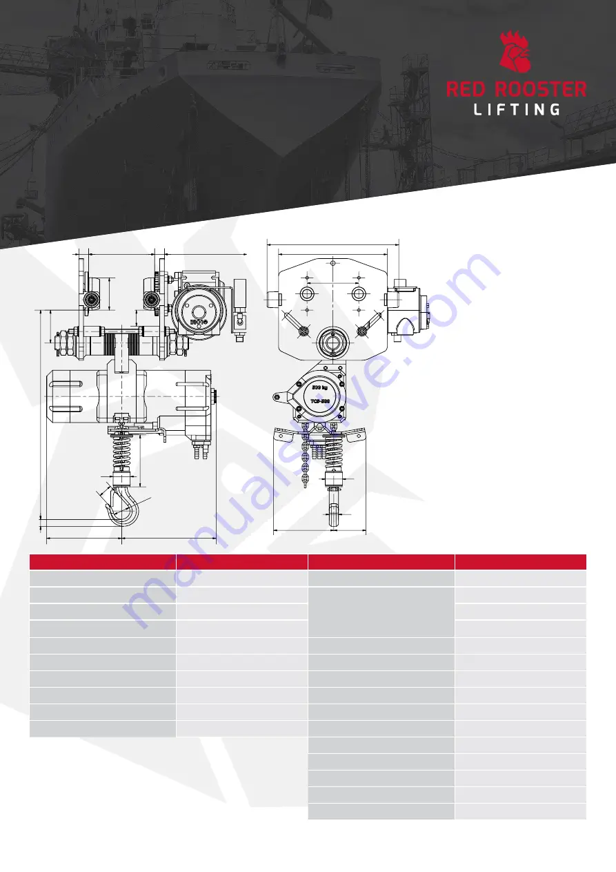 RED ROOSTER TCS-500-AT2S-LF User Manual Download Page 43