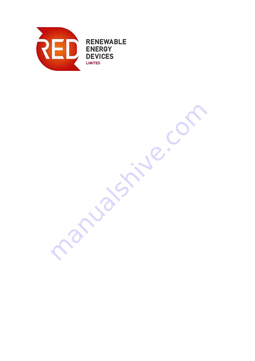 RED A10-UHE Installation And User Manual Download Page 1