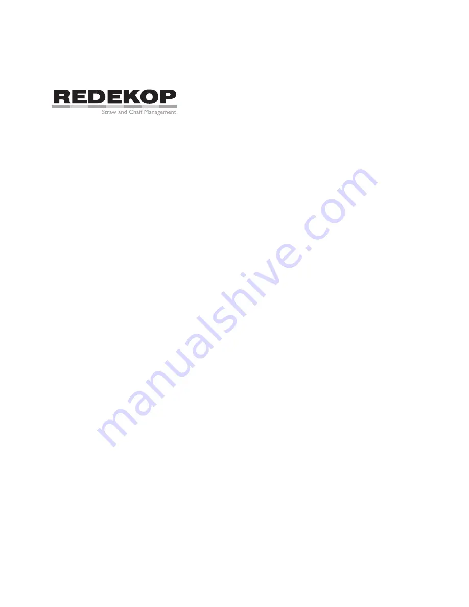 REDEKOP MAV-500 Installation Manual Download Page 1