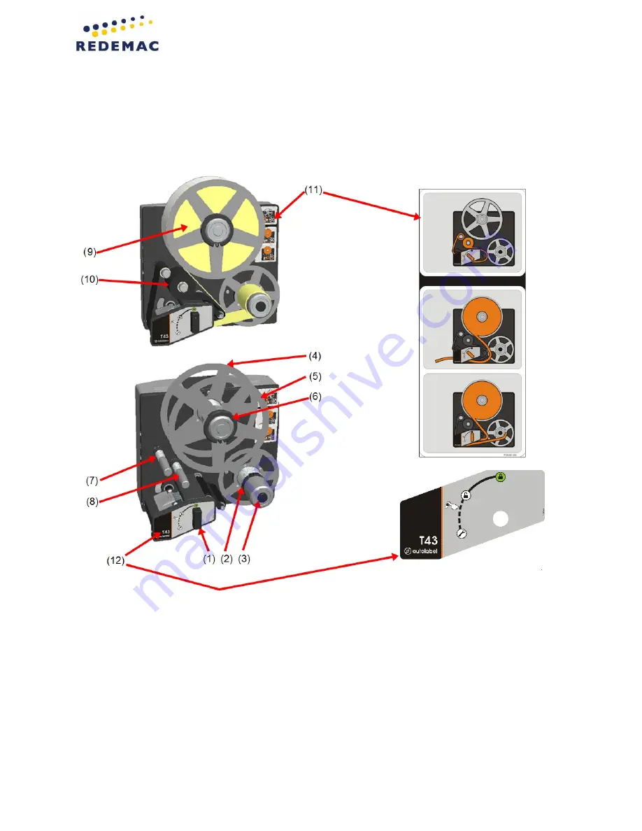 Redemac Autolabel D43 User Manual Download Page 9