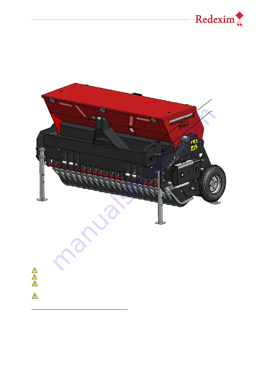 Redexim OVERSEEDER 3D 1275 User Manual And Parts Book Download Page 22