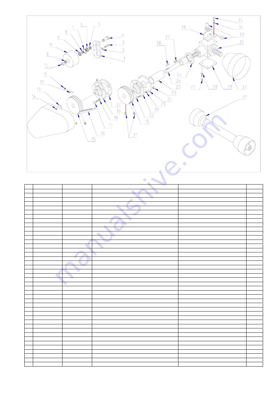 Redexim Turf Tidy 1310 Operating And Parts Manual Download Page 26