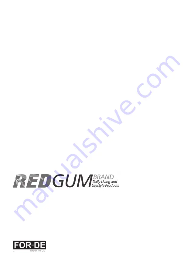 REDGUM Brand SPACE SAVER RG555H Скачать руководство пользователя страница 2