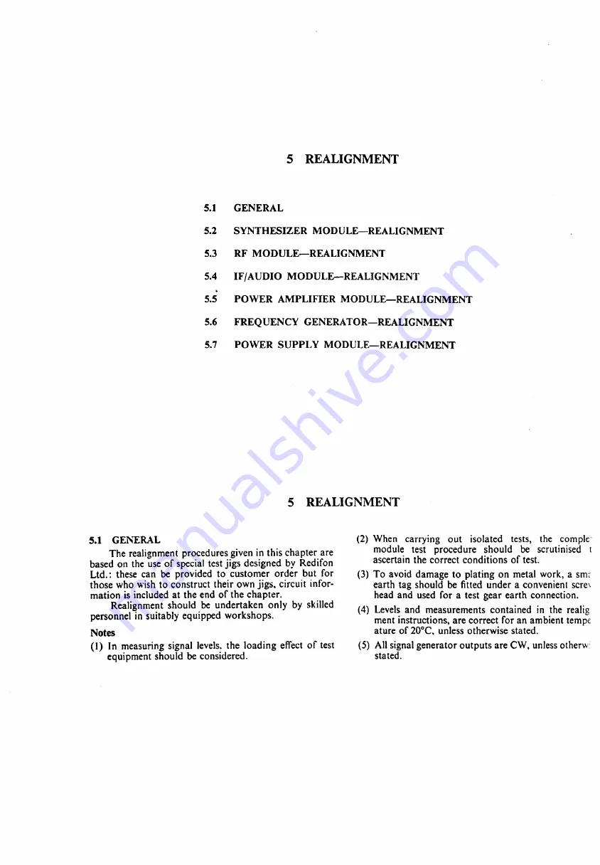 Redifon GKR206A Instruction Manual Download Page 33