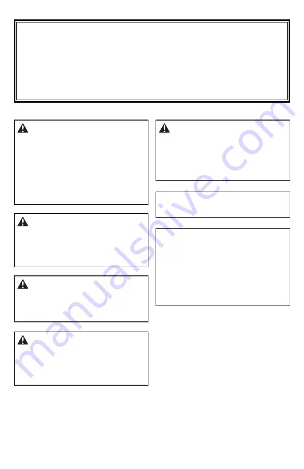 RedMax 97045650100 Operator'S Manual Download Page 2