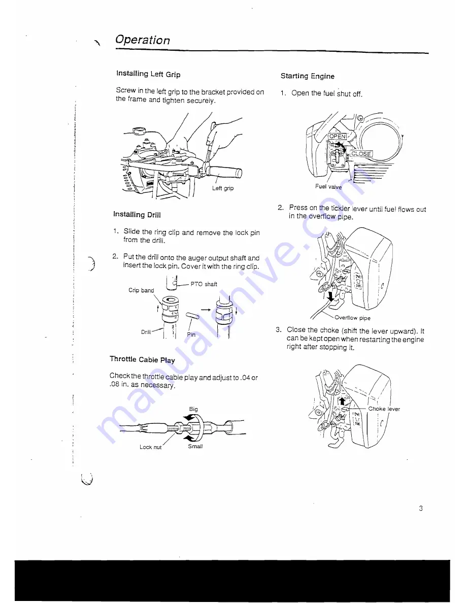 RedMax AG431 Owner/Operator'S Manual & Parts List Download Page 4