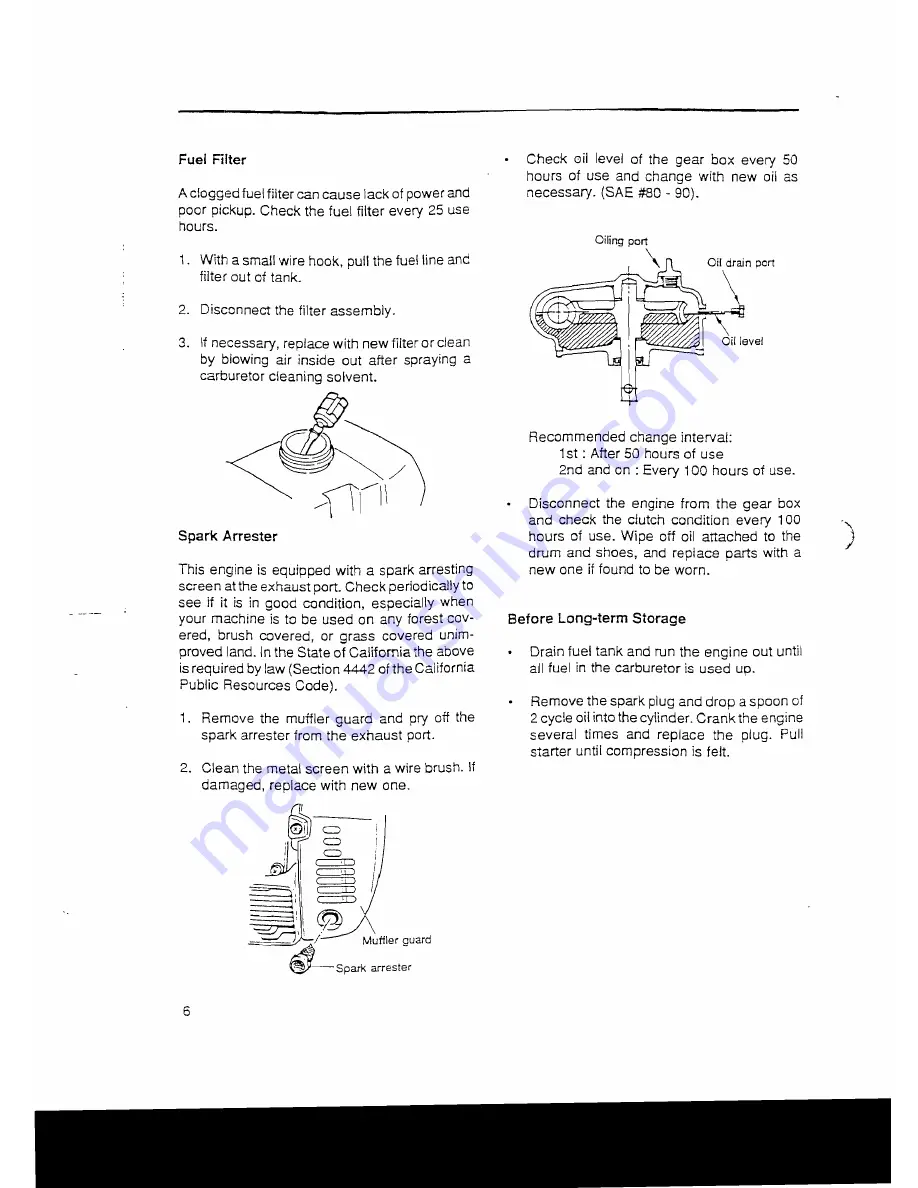 RedMax AG431 Owner/Operator'S Manual & Parts List Download Page 7