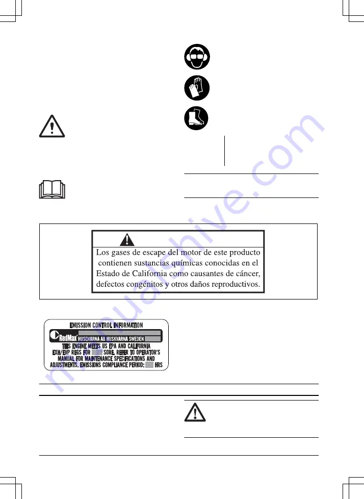 RedMax CHT220 Operator'S Manual Download Page 20