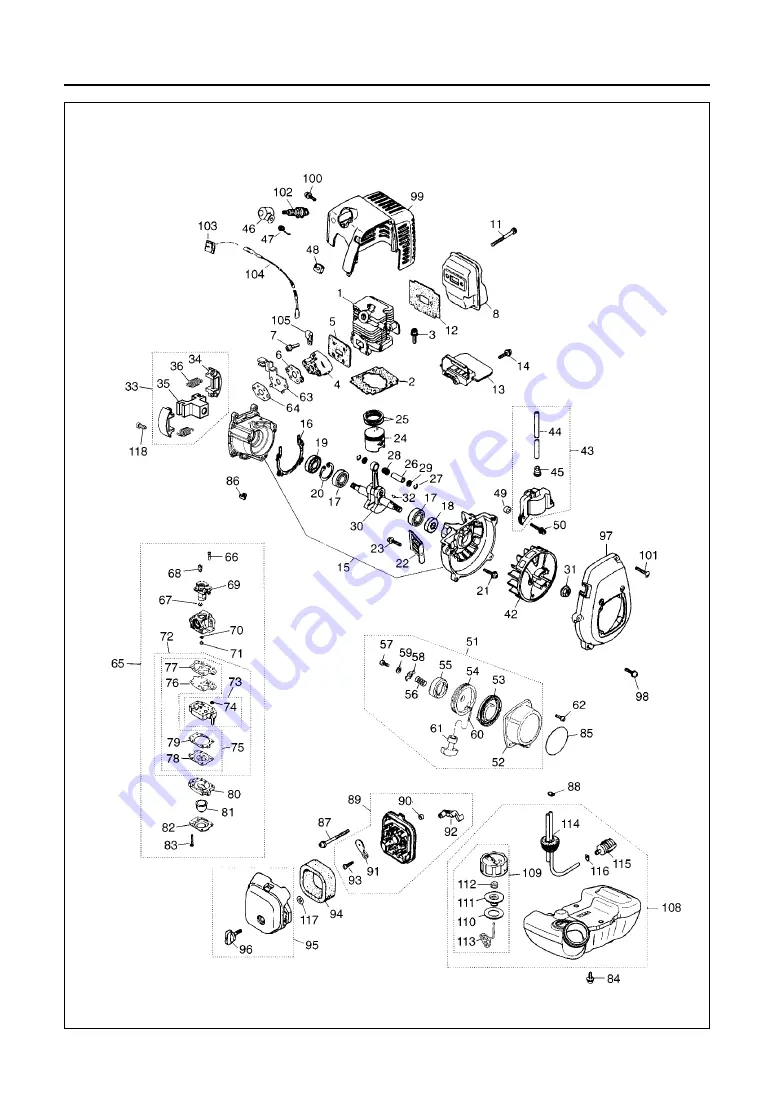 RedMax CHT2301 Owner'S/Operator'S Manual Download Page 32