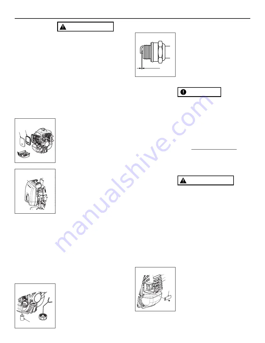 RedMax HEZ230S Owner'S/Operator'S Manual Download Page 37