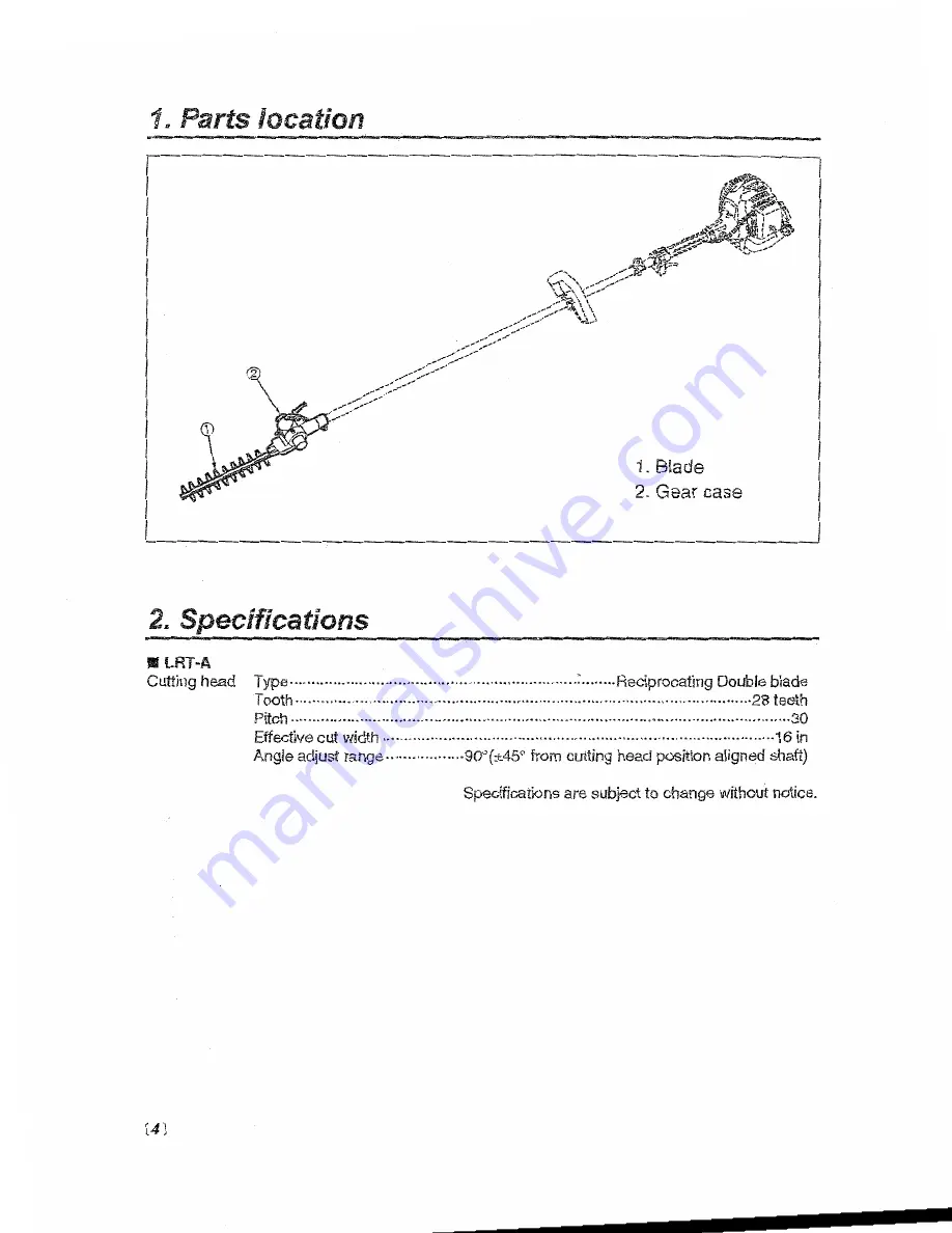 RedMax LRT-A Скачать руководство пользователя страница 4