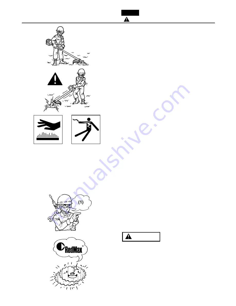 RedMax SGCZ2401S Owner'S/Operator'S Manual Download Page 16