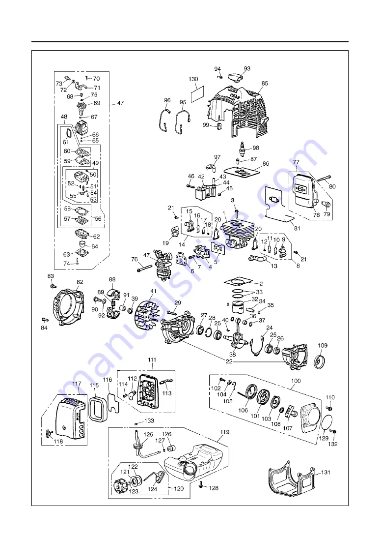 RedMax SGCZ2500S Owner'S/Operator'S Manual Download Page 28