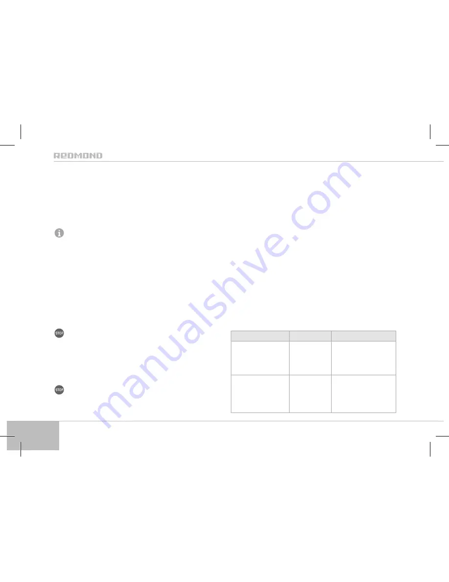 Redmond RK-M143-E User Manual Download Page 42