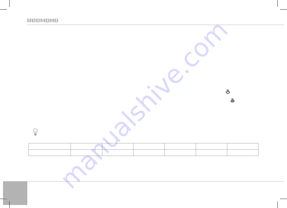 Redmond RMC-210 Manual Download Page 42