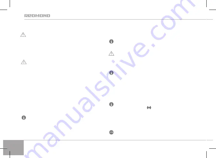 Redmond SkyBalance RS-740S User Manual Download Page 24