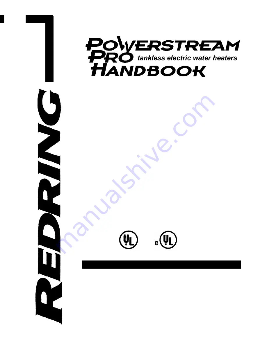 Redring RP12PT Handbook Download Page 1