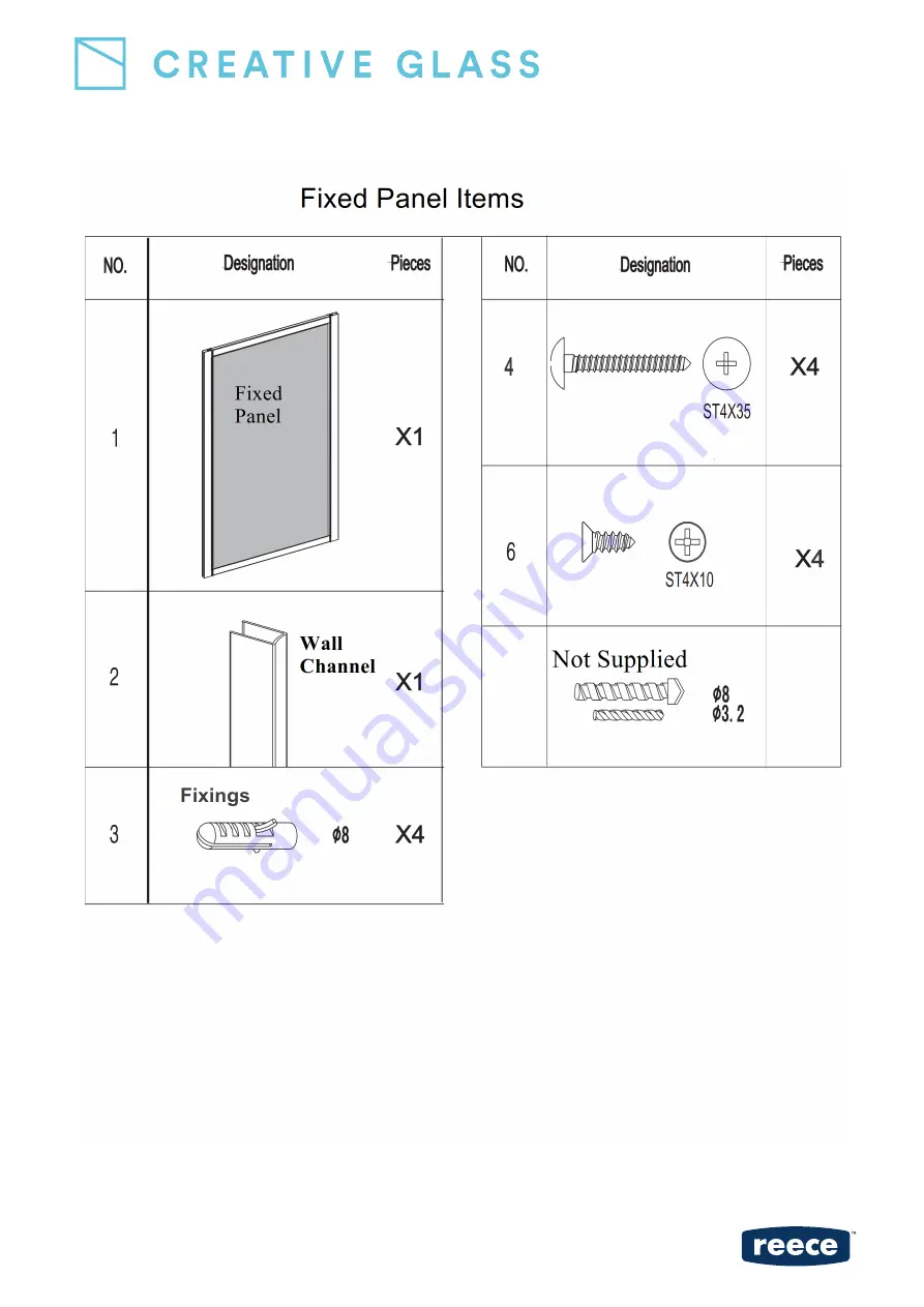 Reece 1789900 Quick Start Manual Download Page 5