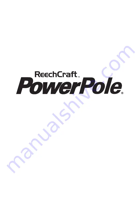 Reechcraft PowerPole Operators Safety Manual Download Page 48