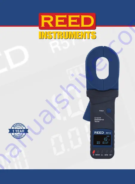 Reed Instruments 800837005953 Скачать руководство пользователя страница 1