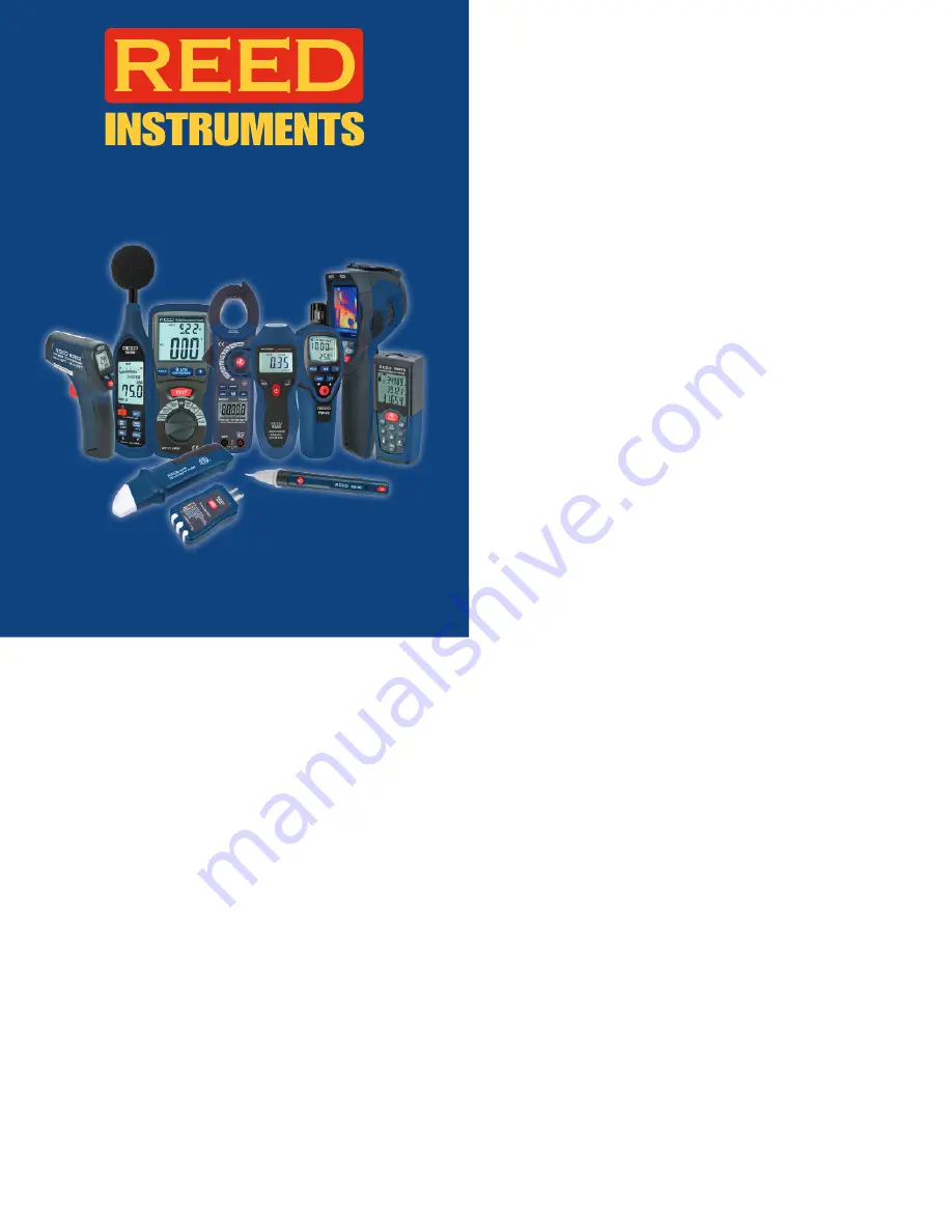 Reed Instruments R9400 Instruction Manual Download Page 12