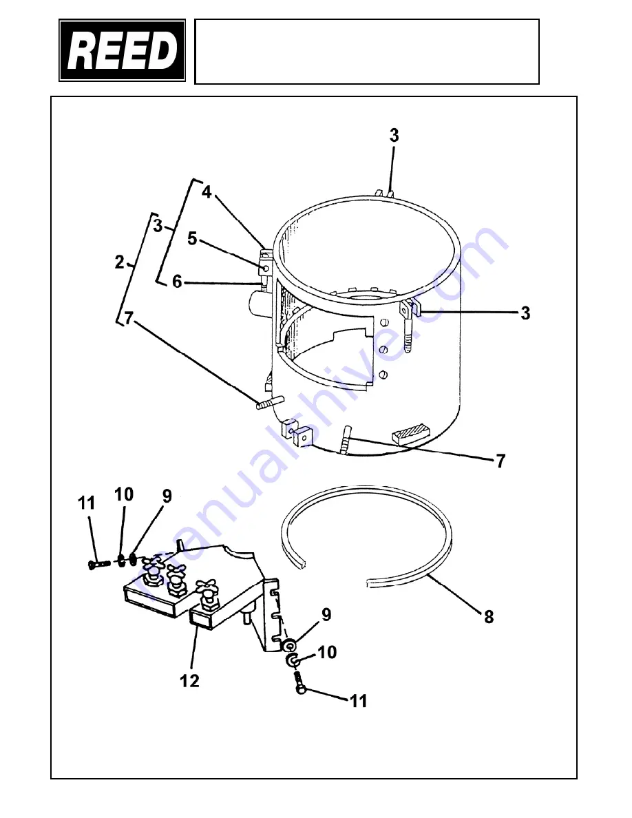 REED LOHE VI Series Operation, Maintenance And Parts Manual Download Page 113