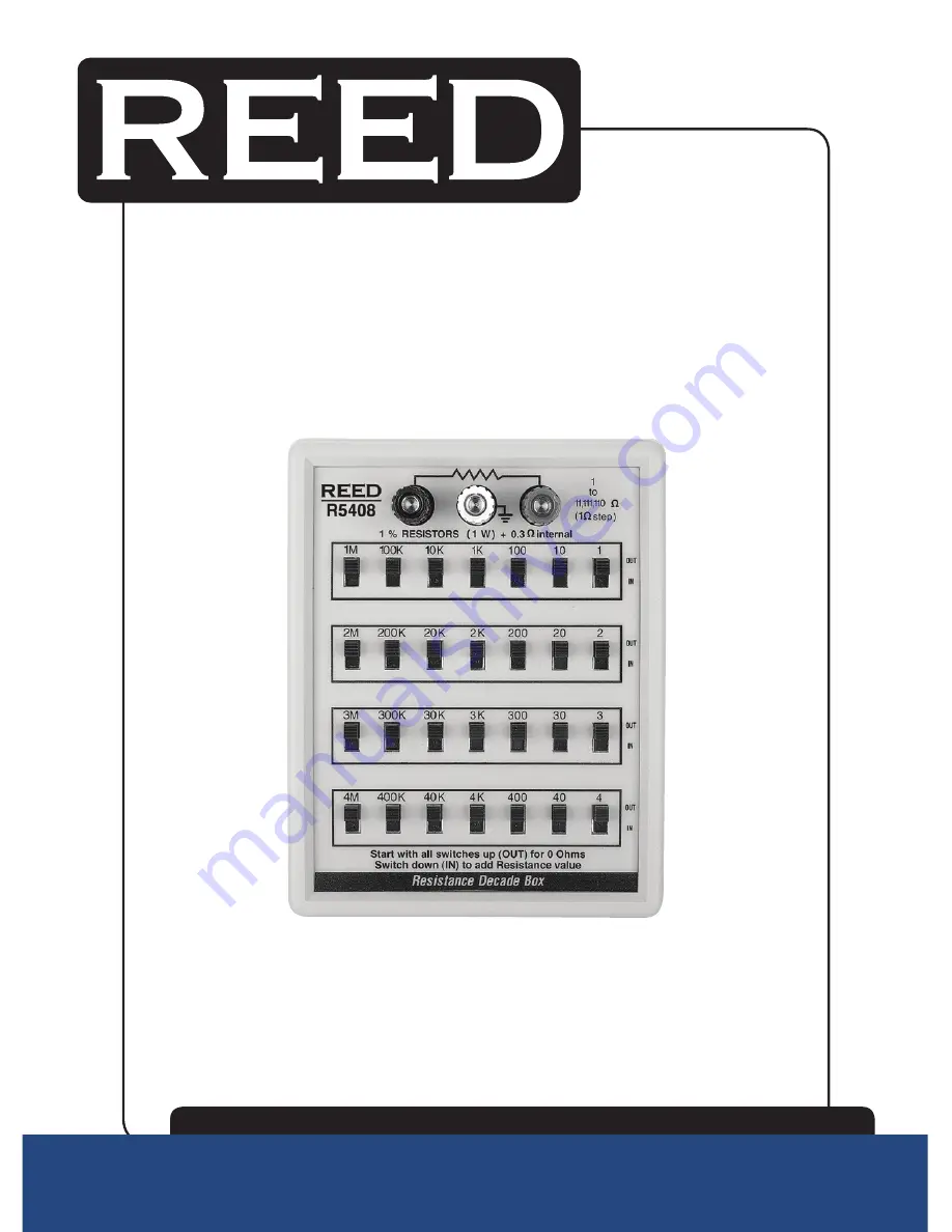 REED R5408 Скачать руководство пользователя страница 1