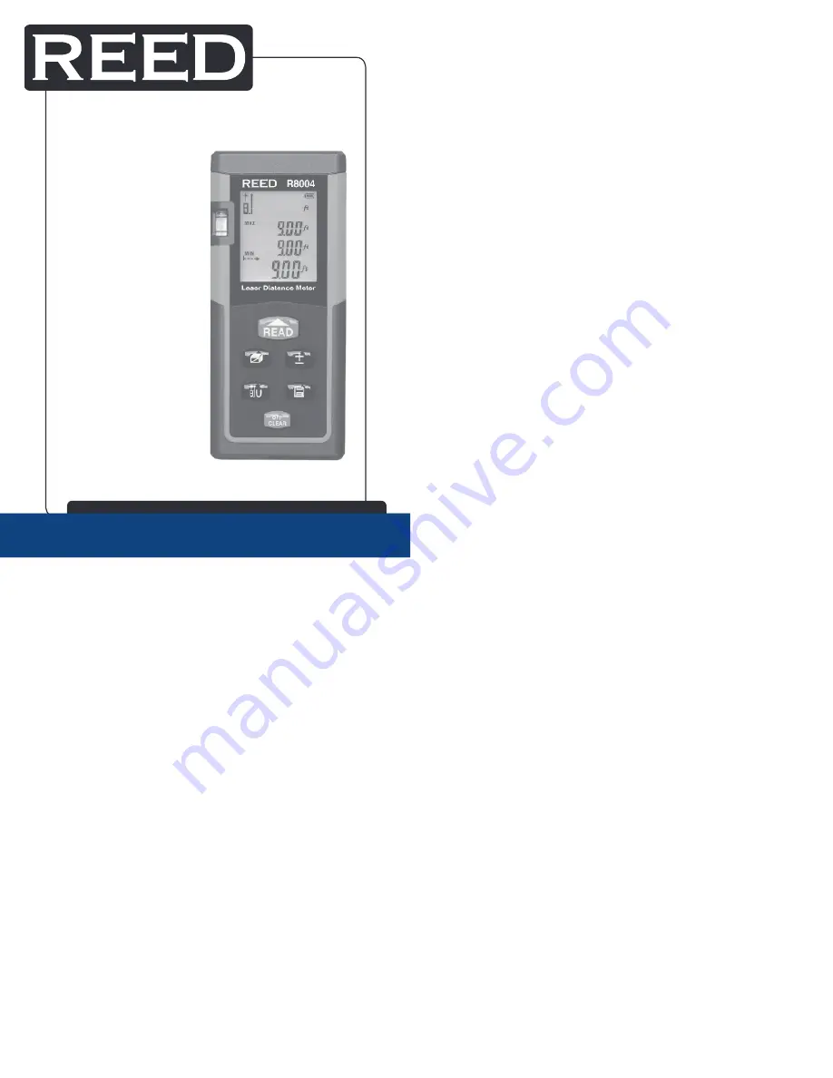 REED R8004 Instruction Manual Download Page 1